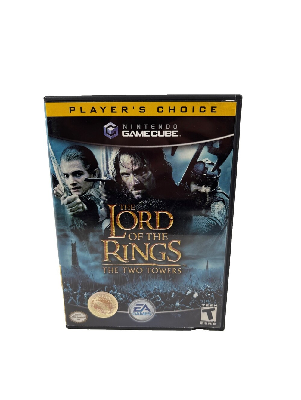 Lord of the Rings Two Towers Player's Choice Nintendo GameCube CIB 2002 Tested